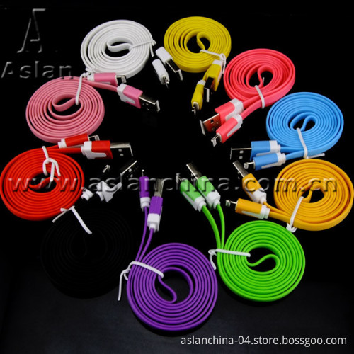 High Quality Color 8pin Charger and Data Cable for iPhone 5 (ACM-013-01)